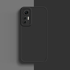Coque Ultra Fine Silicone Souple 360 Degres Housse Etui S03 pour Xiaomi Mi 12X 5G Noir