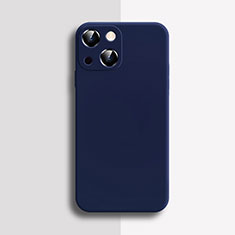Coque Ultra Fine Silicone Souple 360 Degres Housse Etui S04 pour Apple iPhone 13 Mini Bleu