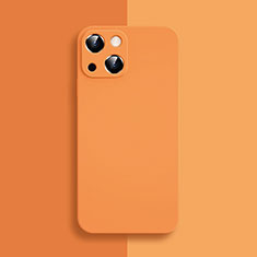 Coque Ultra Fine Silicone Souple 360 Degres Housse Etui S04 pour Apple iPhone 13 Mini Orange