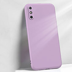 Coque Ultra Fine Silicone Souple 360 Degres Housse Etui S04 pour Huawei Enjoy 10e Violet