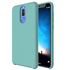 Coque Ultra Fine Silicone Souple 360 Degres Housse Etui S04 pour Huawei Mate 10 Lite Cyan