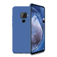 Coque Ultra Fine Silicone Souple 360 Degres Housse Etui S04 pour Huawei Mate 30 Lite Bleu