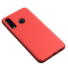 Coque Ultra Fine Silicone Souple 360 Degres Housse Etui S04 pour Huawei P30 Lite New Edition Rouge