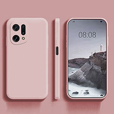 Coque Ultra Fine Silicone Souple 360 Degres Housse Etui S04 pour Oppo Find X5 5G Rose