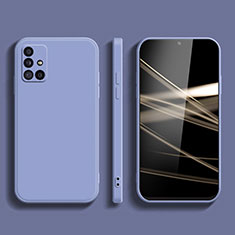 Coque Ultra Fine Silicone Souple 360 Degres Housse Etui S04 pour Samsung Galaxy A71 4G A715 Gris Lavende