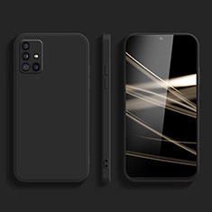 Coque Ultra Fine Silicone Souple 360 Degres Housse Etui S04 pour Samsung Galaxy A71 4G A715 Noir