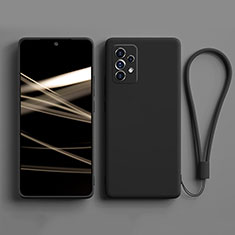 Coque Ultra Fine Silicone Souple 360 Degres Housse Etui S04 pour Samsung Galaxy A73 5G Noir