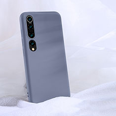 Coque Ultra Fine Silicone Souple 360 Degres Housse Etui S04 pour Xiaomi Mi 10 Gris