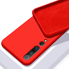 Coque Ultra Fine Silicone Souple 360 Degres Housse Etui S04 pour Xiaomi Mi 10 Pro Rouge