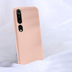 Coque Ultra Fine Silicone Souple 360 Degres Housse Etui S04 pour Xiaomi Mi 10 Rose