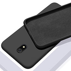 Coque Ultra Fine Silicone Souple 360 Degres Housse Etui S04 pour Xiaomi Redmi 8A Noir