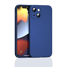 Coque Ultra Fine Silicone Souple 360 Degres Housse Etui S05 pour Apple iPhone 13 Bleu