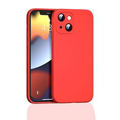 Coque Ultra Fine Silicone Souple 360 Degres Housse Etui S05 pour Apple iPhone 14 Plus Rouge