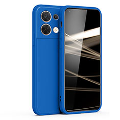 Coque Ultra Fine Silicone Souple 360 Degres Housse Etui S05 pour Oppo Reno8 Pro+ Plus 5G Bleu