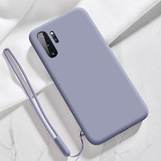 Coque Ultra Fine Silicone Souple 360 Degres Housse Etui S05 pour Samsung Galaxy Note 10 Plus 5G Gris Lavende