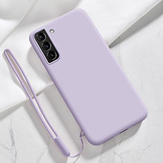 Coque Ultra Fine Silicone Souple 360 Degres Housse Etui S05 pour Samsung Galaxy S21 Plus 5G Violet
