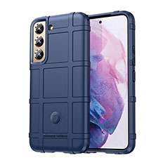 Coque Ultra Fine Silicone Souple 360 Degres Housse Etui S06 pour Samsung Galaxy S21 5G Bleu