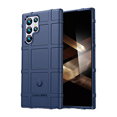 Coque Ultra Fine Silicone Souple 360 Degres Housse Etui S06 pour Samsung Galaxy S24 Ultra 5G Bleu