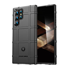 Coque Ultra Fine Silicone Souple 360 Degres Housse Etui S06 pour Samsung Galaxy S24 Ultra 5G Noir