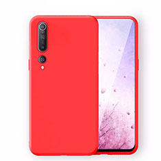Coque Ultra Fine Silicone Souple 360 Degres Housse Etui S06 pour Xiaomi Mi 10 Rouge