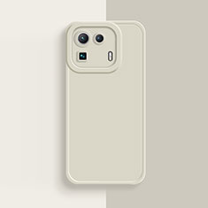 Coque Ultra Fine Silicone Souple 360 Degres Housse Etui S07 pour Xiaomi Mi 11 Pro 5G Blanc