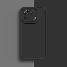 Coque Ultra Fine Silicone Souple 360 Degres Housse Etui S07 pour Xiaomi Mi 11 Pro 5G Noir