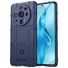 Coque Ultra Fine Silicone Souple 360 Degres Housse Etui S07 pour Xiaomi Mi 12 Ultra 5G Bleu