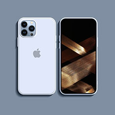 Coque Ultra Fine Silicone Souple 360 Degres Housse Etui S08 pour Apple iPhone 14 Pro Max Blanc