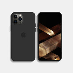 Coque Ultra Fine Silicone Souple 360 Degres Housse Etui S08 pour Apple iPhone 14 Pro Max Noir
