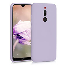 Coque Ultra Fine Silicone Souple 360 Degres Housse Etui S08 pour Xiaomi Redmi 8 Violet