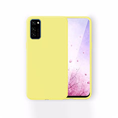 Coque Ultra Fine Silicone Souple 360 Degres Housse Etui T01 pour Huawei Honor View 30 5G Jaune