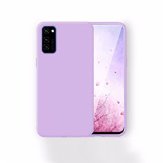 Coque Ultra Fine Silicone Souple 360 Degres Housse Etui T01 pour Huawei Honor View 30 5G Violet
