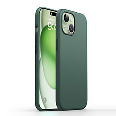Coque Ultra Fine Silicone Souple 360 Degres Housse Etui YK1 pour Apple iPhone 15 Plus Vert