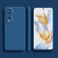 Coque Ultra Fine Silicone Souple 360 Degres Housse Etui YK1 pour Huawei Honor 90 5G Bleu