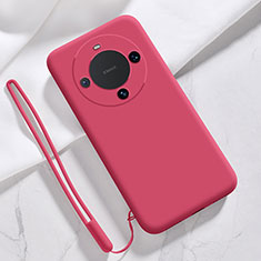 Coque Ultra Fine Silicone Souple 360 Degres Housse Etui YK1 pour Huawei Mate 60 Rouge