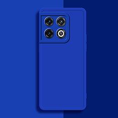 Coque Ultra Fine Silicone Souple 360 Degres Housse Etui YK1 pour OnePlus 10 Pro 5G Bleu