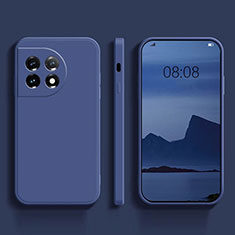 Coque Ultra Fine Silicone Souple 360 Degres Housse Etui YK1 pour OnePlus 11 5G Bleu