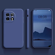 Coque Ultra Fine Silicone Souple 360 Degres Housse Etui YK1 pour OnePlus 11R 5G Bleu