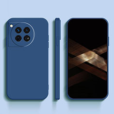 Coque Ultra Fine Silicone Souple 360 Degres Housse Etui YK1 pour OnePlus 12 5G Bleu