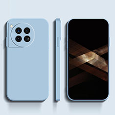 Coque Ultra Fine Silicone Souple 360 Degres Housse Etui YK1 pour OnePlus 12 5G Bleu Ciel