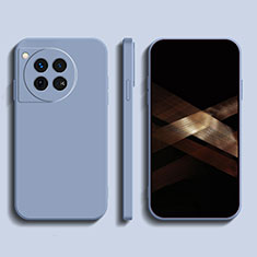 Coque Ultra Fine Silicone Souple 360 Degres Housse Etui YK1 pour OnePlus 12 5G Bleu Clair