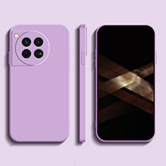 Coque Ultra Fine Silicone Souple 360 Degres Housse Etui YK1 pour OnePlus 12 5G Violet Clair
