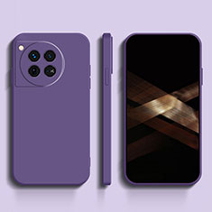 Coque Ultra Fine Silicone Souple 360 Degres Housse Etui YK1 pour OnePlus Ace 3 5G Violet