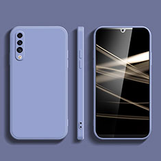 Coque Ultra Fine Silicone Souple 360 Degres Housse Etui YK1 pour Samsung Galaxy A70S Gris Lavende