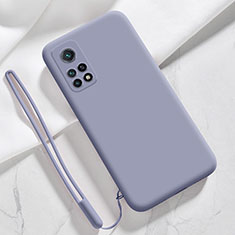 Coque Ultra Fine Silicone Souple 360 Degres Housse Etui YK1 pour Xiaomi Mi 10T 5G Gris Lavende