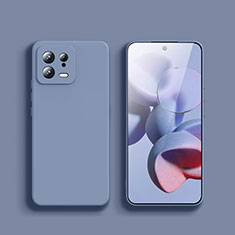 Coque Ultra Fine Silicone Souple 360 Degres Housse Etui YK1 pour Xiaomi Mi 13 5G Gris Lavende