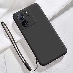 Coque Ultra Fine Silicone Souple 360 Degres Housse Etui YK1 pour Xiaomi Mi 13T Pro 5G Noir