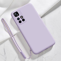 Coque Ultra Fine Silicone Souple 360 Degres Housse Etui YK1 pour Xiaomi Redmi 10 (2022) Violet