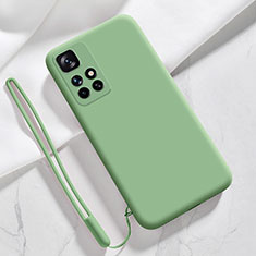Coque Ultra Fine Silicone Souple 360 Degres Housse Etui YK1 pour Xiaomi Redmi Note 11 4G (2021) Vert