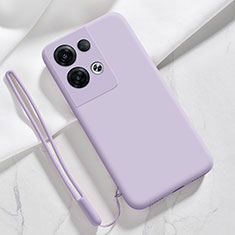 Coque Ultra Fine Silicone Souple 360 Degres Housse Etui YK1 pour Xiaomi Redmi Note 13 5G Violet Clair